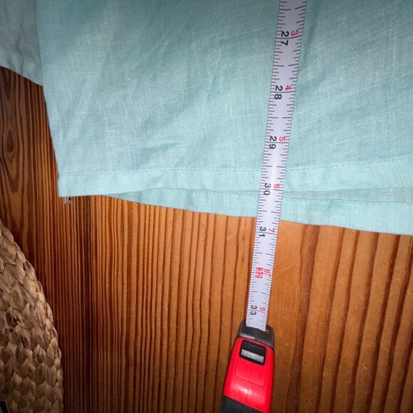 Allen Allen Mint Green Linen Sleeveless Top Womens 3X, 56" Chest - Picture 11 of 11